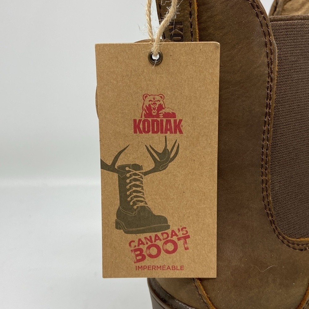 NWT KODIAK GOLD HENNA WATERPROOF LEATHER BOOTS SIZE 9 - Picture 14 of 15